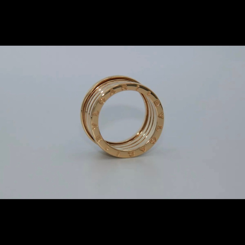 Bulgari ring, B zero 1, 5-band, 18k, Yellow Gold